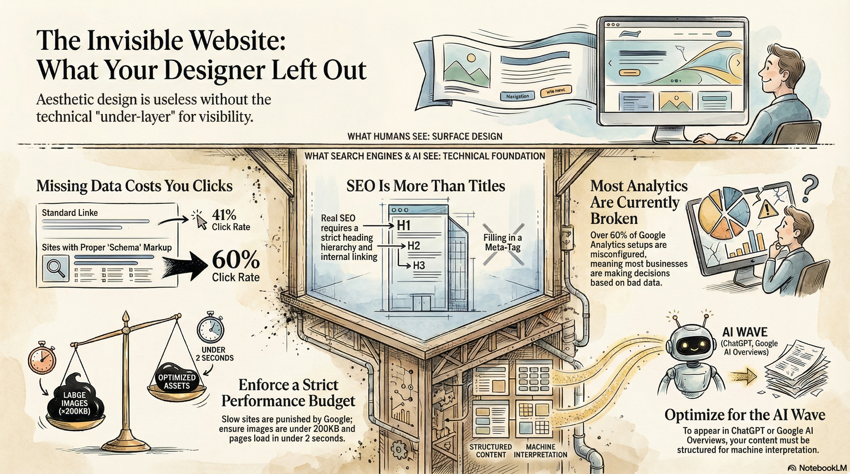 5 Things Your Web Designer Isn't Telling You infographic