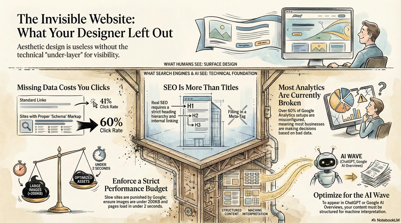5 Things Your Web Designer Isn't Telling You infographic
