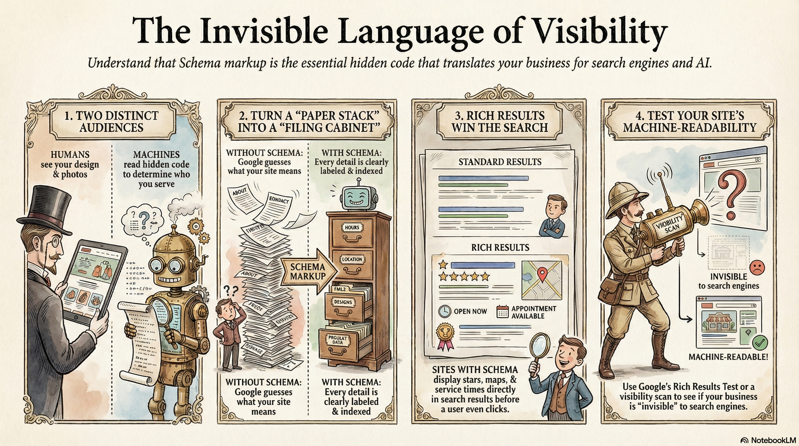 Schema markup explained — visual recap