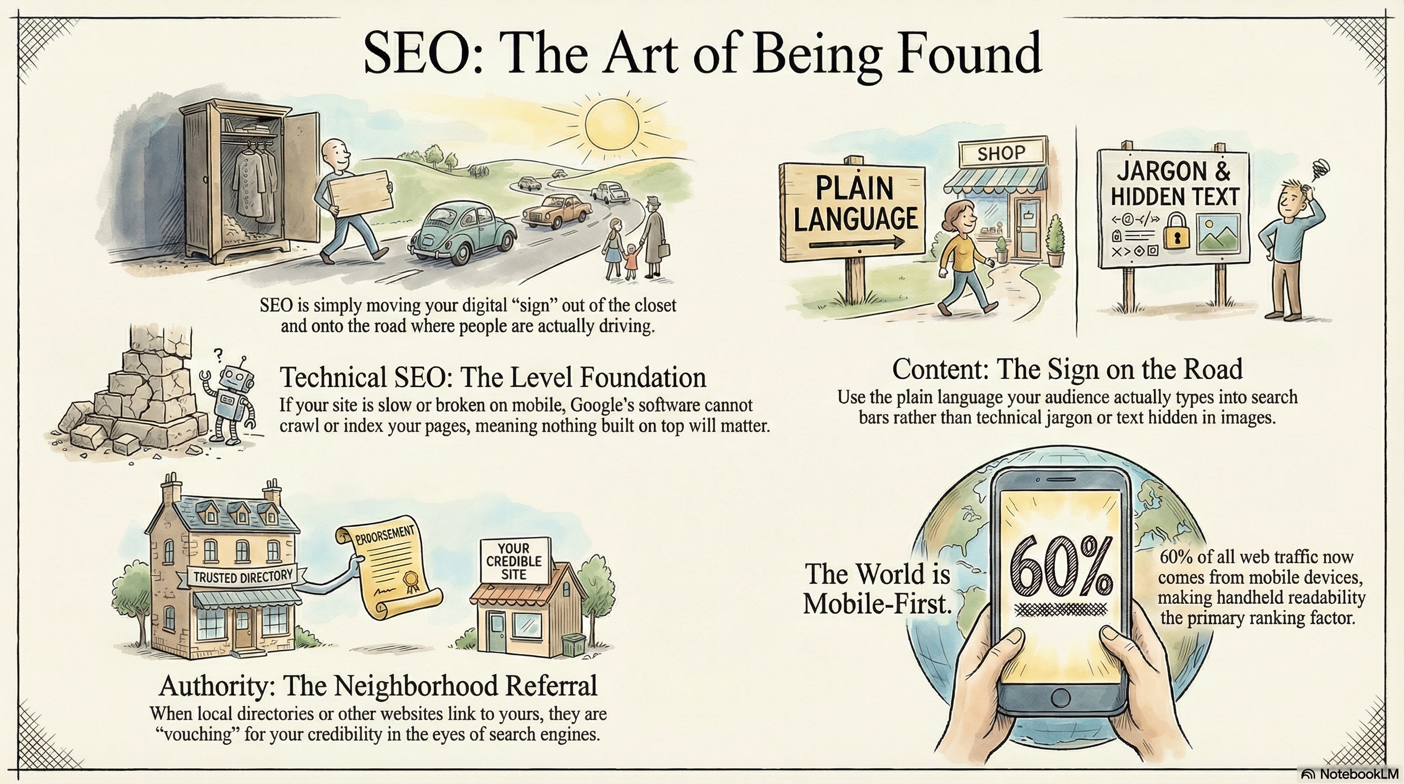 What is SEO really — visual recap